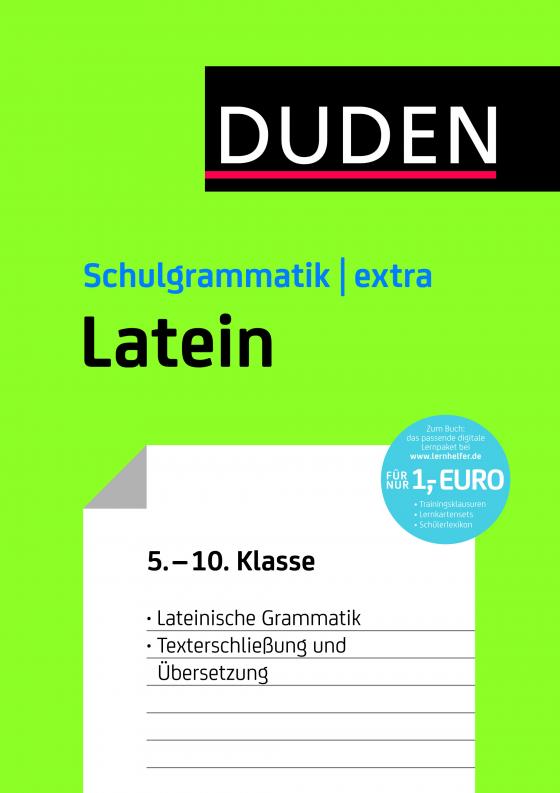 Cover-Bild Duden Schulgrammatik extra – Latein