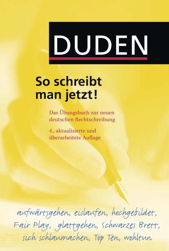 Cover-Bild Duden - So schreibt man jetzt!