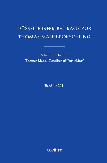 Cover-Bild Düsseldorfer Beiträge zur Thomas Mann-Forschung