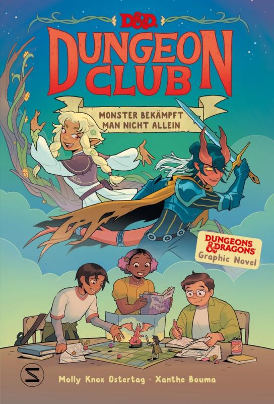 Cover-Bild D&D Dungeon Club. Monster bekämpft man nicht allein