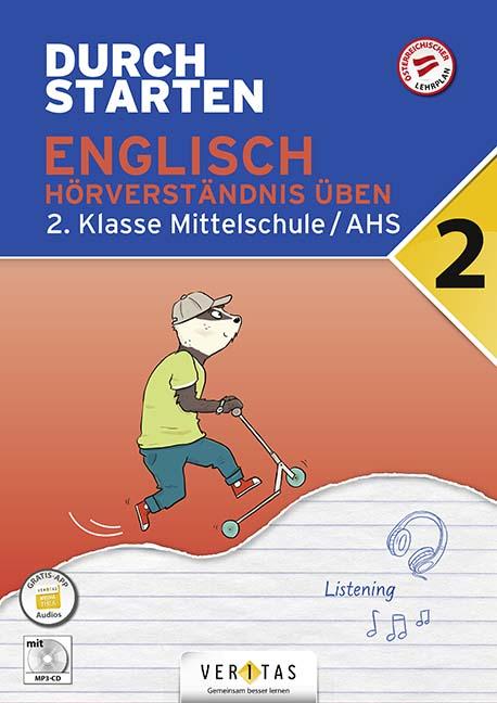 Cover-Bild Durchstarten Englisch 2. Klasse Mittelschule/AHS Hörverständnis üben (mit Audio-CD)