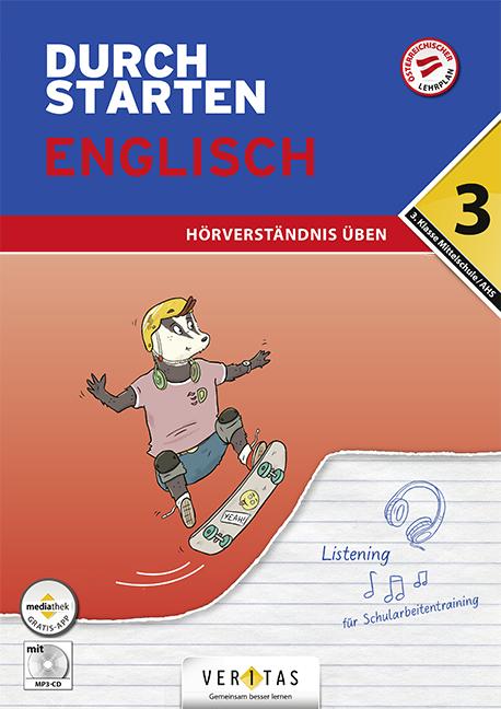 Cover-Bild Durchstarten Englisch 3. Klasse Mittelschule/AHS Hörverständnis üben (mit Audio-CD)