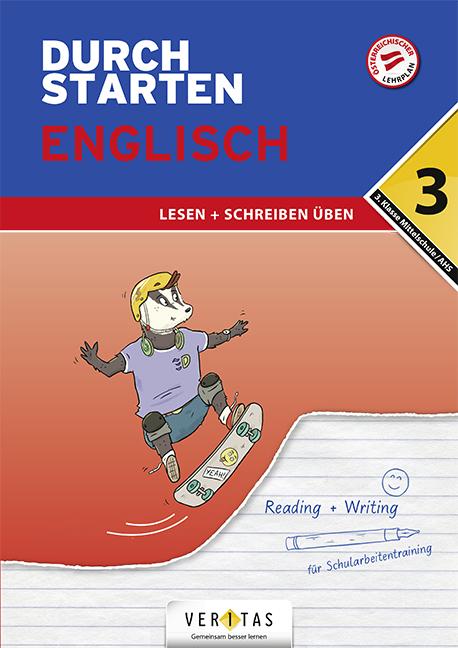 Cover-Bild Durchstarten Englisch 3. Klasse Mittelschule/AHS Lesen und Schreiben üben