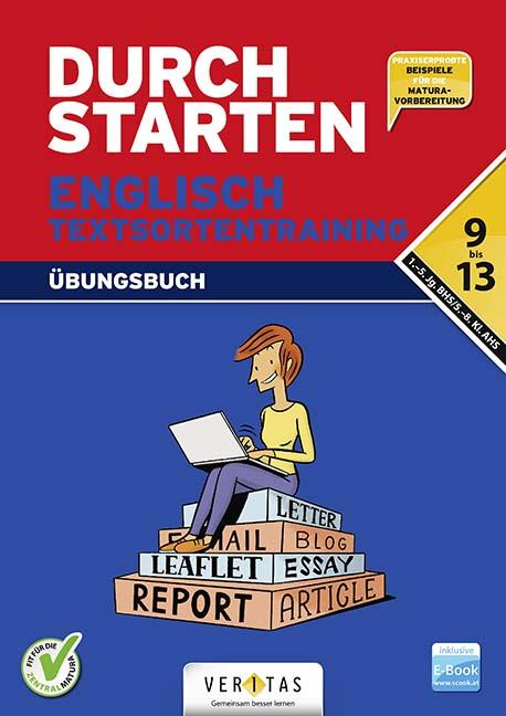 Cover-Bild Durchstarten Englisch Textsortentraining. Übungsbuch AHS/BHS (inkl. E-Book)