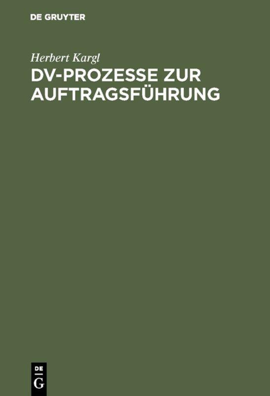 Cover-Bild DV-Prozesse zur Auftragsführung