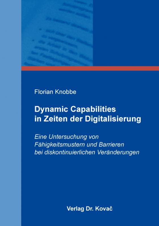 Cover-Bild Dynamic Capabilities in Zeiten der Digitalisierung