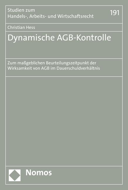Cover-Bild Dynamische AGB-Kontrolle
