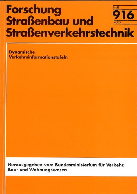 Cover-Bild Dynamische Verkehrsinformationstafeln