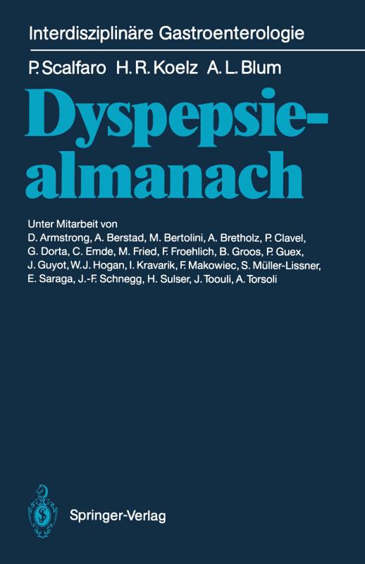 Cover-Bild Dyspepsiealmanach