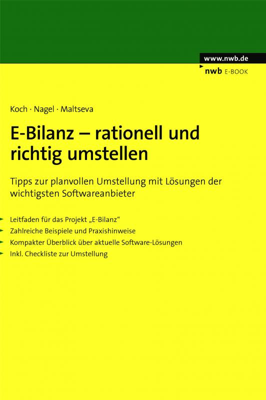 Cover-Bild E-Bilanz - rationell und richtig umstellen