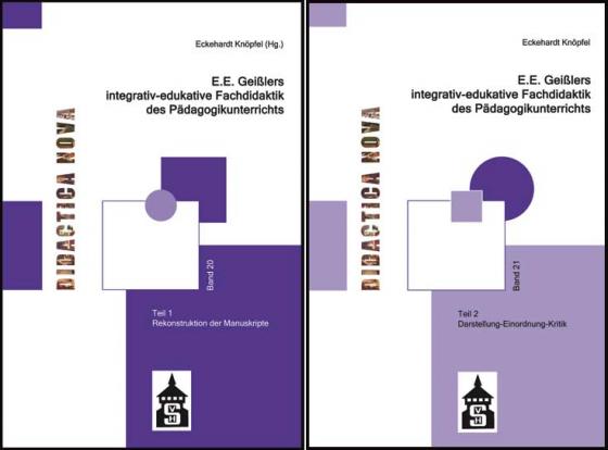 Cover-Bild E.E. Geißlers integrativ-edukative Fachdidaktik des Pädagogikunterrichts