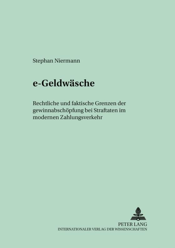 Cover-Bild «e-Geldwäsche»