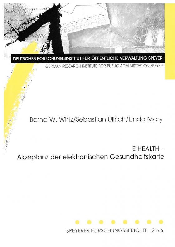 Cover-Bild E-HEALTH - Akzeptanz der elektronischen Gesundheitskarte