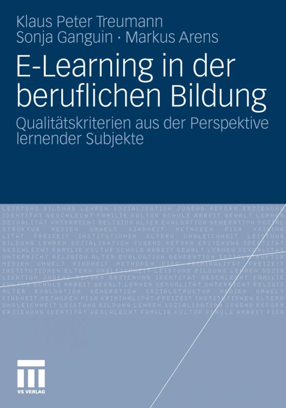 Cover-Bild E-Learning in der beruflichen Bildung