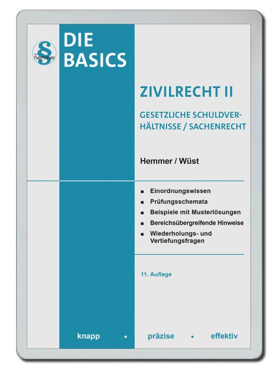 Cover-Bild eBook Basics Zivilrecht II - Gesetzliche Schuldverhältnisse / Sachenrecht