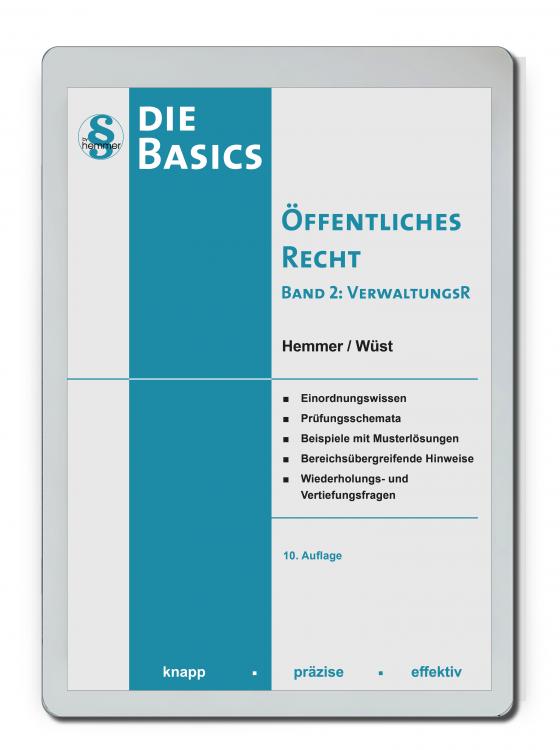 Cover-Bild EBook Die Basics Öffentliches Recht Band 2: Verwaltungsrecht