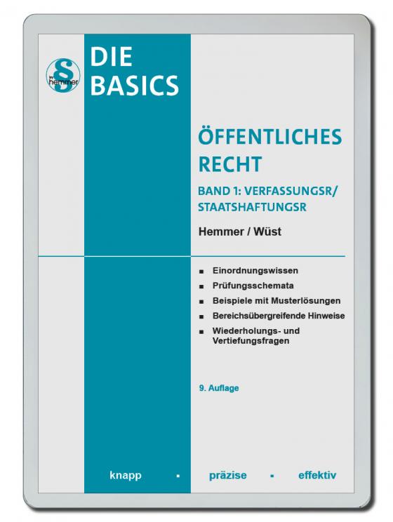 Cover-Bild eBook Die Basics Öffentliches Recht I - VerfassungsR/StaatshaftungsR