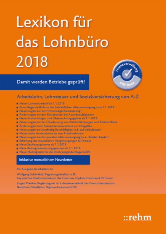 Cover-Bild Ebook, Lexikon für das Lohnbüro 2018