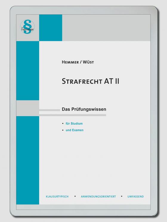 Cover-Bild eBook Strafrecht AT II
