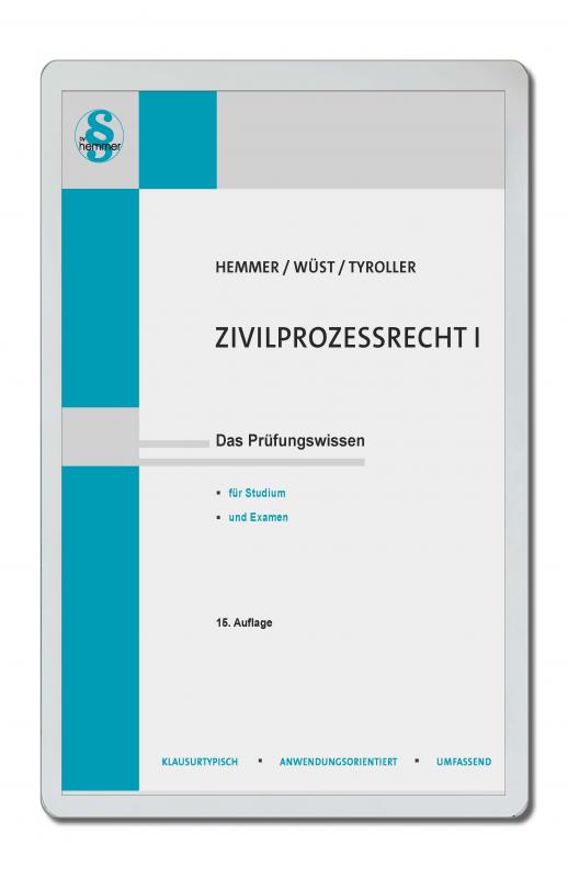 Cover-Bild eBook Zivilprozessrecht I