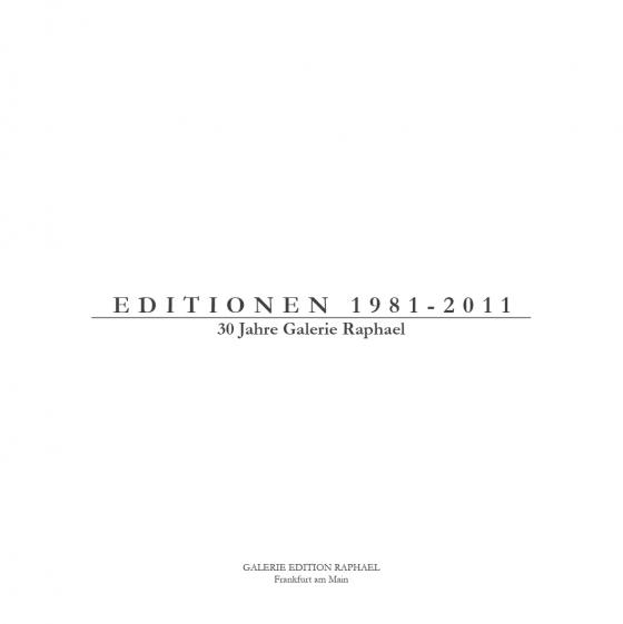 Cover-Bild Editionen 1981 - 2011