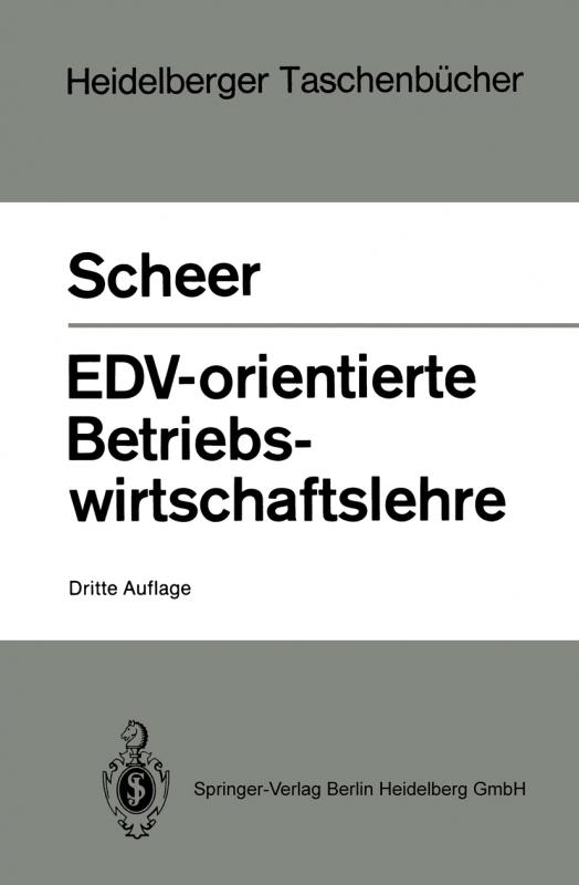 Cover-Bild EDV-orientierte Betriebswirtschaftslehre