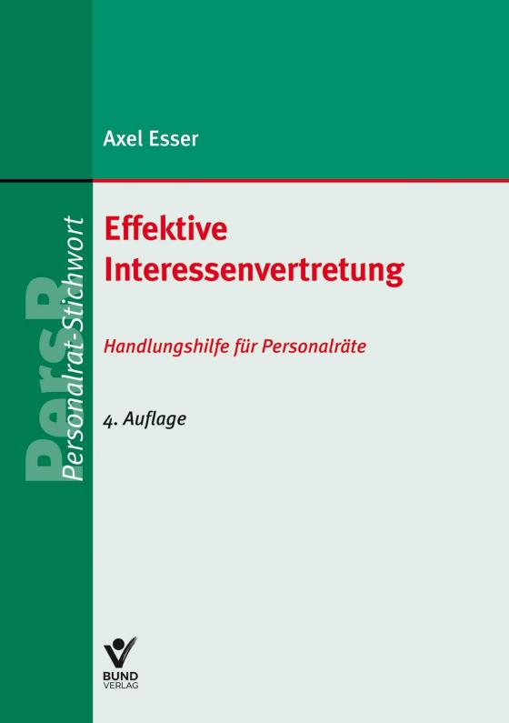 Cover-Bild Effektive Interessenvertretung