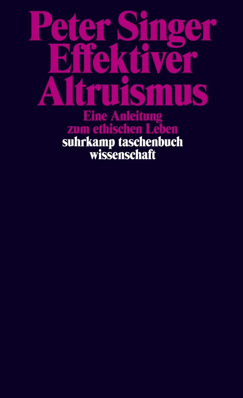 Cover-Bild Effektiver Altruismus