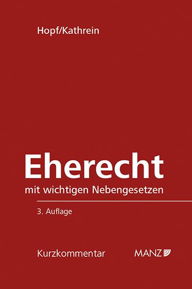 Cover-Bild Eherecht