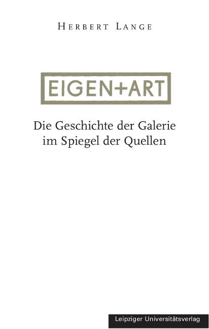 Cover-Bild EIGEN+ART