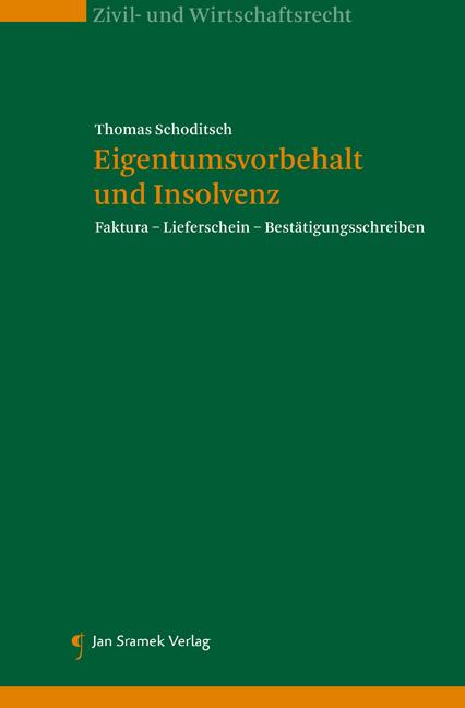 Cover-Bild Eigentumsvorbehalt und Insolvenz