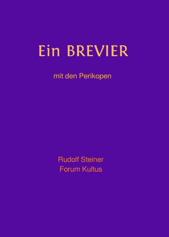 Cover-Bild Ein BREVIER - mit den Perikopen