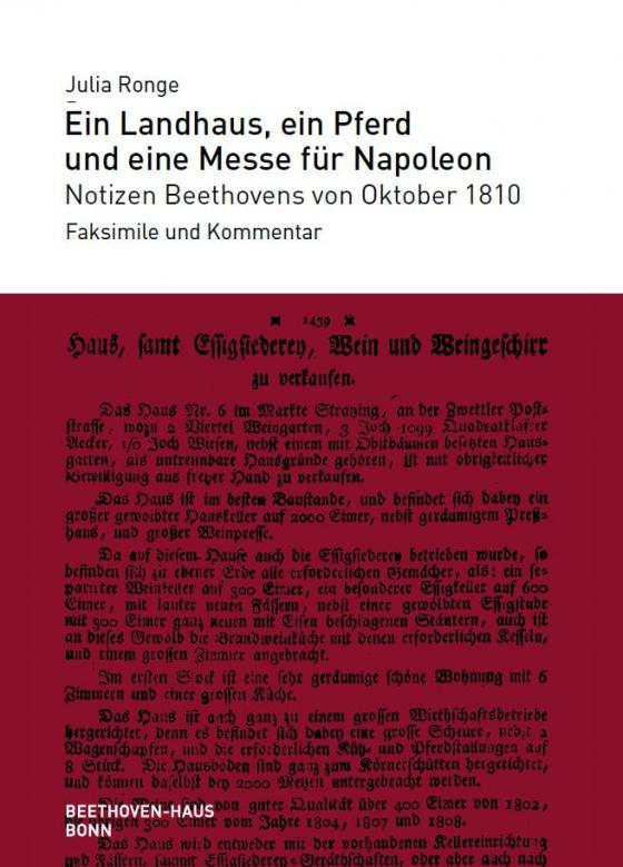 Cover-Bild Ein Landhaus, ein Pferd und eine Messe für Napoleon