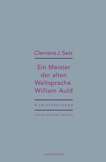 Cover-Bild Ein Meister der alten Weltsprache. William Auld