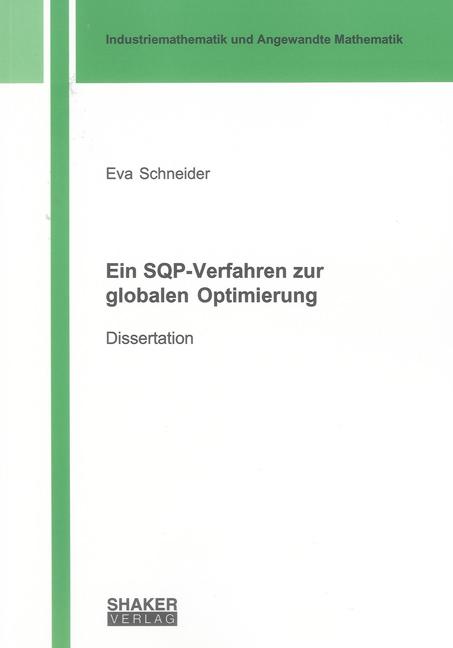 Cover-Bild Ein SQP-Verfahren zur globalen Optimierung