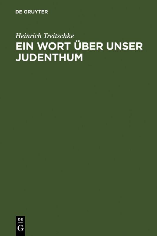 Cover-Bild Ein Wort über unser Judenthum