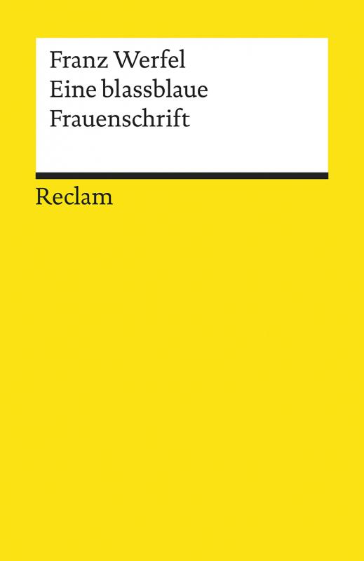 Cover-Bild Eine blassblaue Frauenschrift