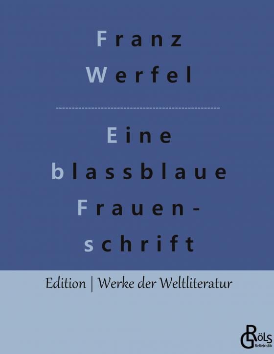 Cover-Bild Eine blassblaue Frauenschrift