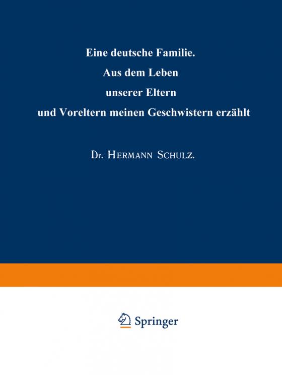 Cover-Bild Eine deutsche Familie