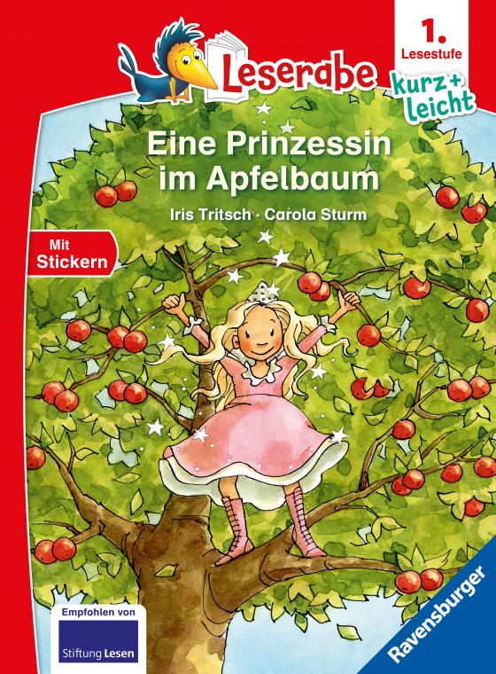 Cover-Bild Eine Prinzessin im Apfelbaum - lesen lernen mit dem Leseraben - Erstlesebuch - Kinderbuch ab 6 Jahren - Lesenlernen 1. Klasse Jungen und Mädchen (Leserabe 1. Klasse)