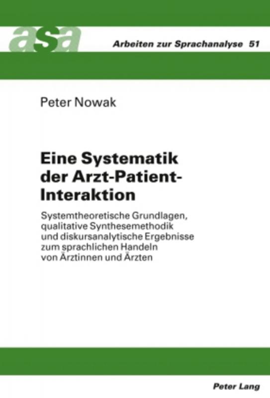 Cover-Bild Eine Systematik der Arzt-Patient-Interaktion