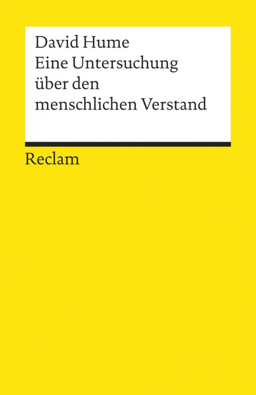 Cover-Bild Eine Untersuchung über den menschlichen Verstand