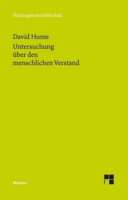 Cover-Bild Eine Untersuchung über den menschlichen Verstand