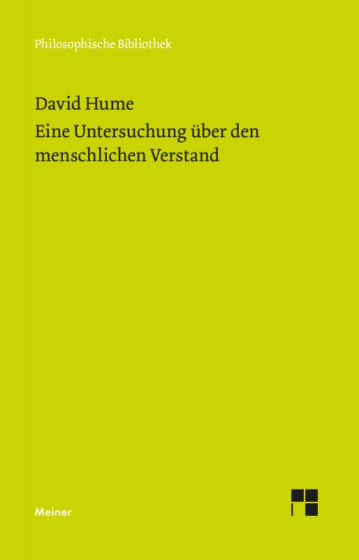 Cover-Bild Eine Untersuchung über den menschlichen Verstand