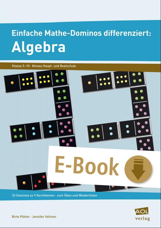 Cover-Bild Einfache Mathe-Dominos differenziert: Algebra