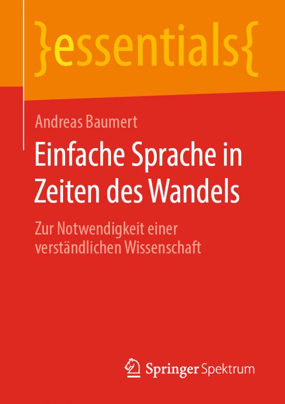 Cover-Bild Einfache Sprache in Zeiten des Wandels