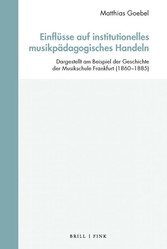 Cover-Bild Einflüsse auf institutionelles musikpädagogisches Handeln