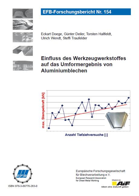 Cover-Bild Einfluss des Werkzeugwerkstoffes auf das Umformergebnis von Aluminiumblechen