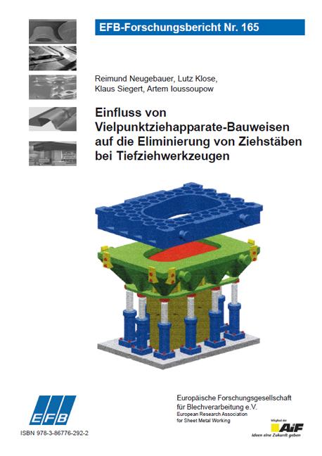 Cover-Bild Einfluss von Vielpunktziehapparate-Bauweisen auf die Eliminierung von Ziehstäben bei Tiefziehwerkzeugen