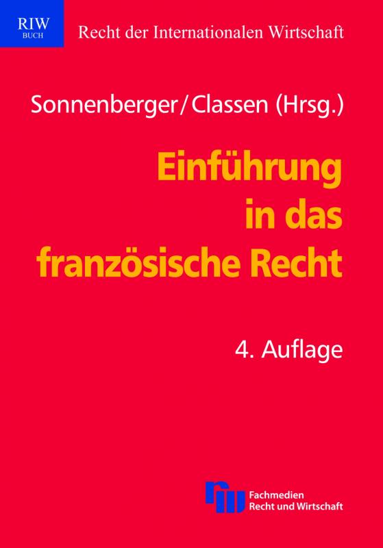 Cover-Bild Einführung in das französische Recht